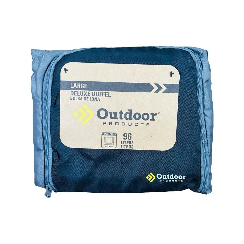 Outdoor Products Large Deluxe Duffel - 96 Liters - Plus Bonus Travel Pouch